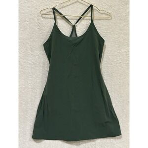 Outdoor Voices The Exercise Dress Racerback Shorts Liner Green Medium Stretch